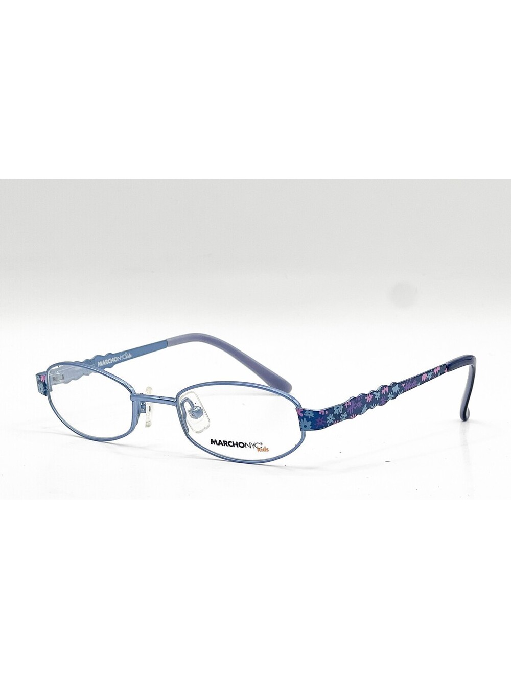 Marchon Nyc Kids Layla 436 Blueberry Burst Authentic Eyeglasses 43-17-120